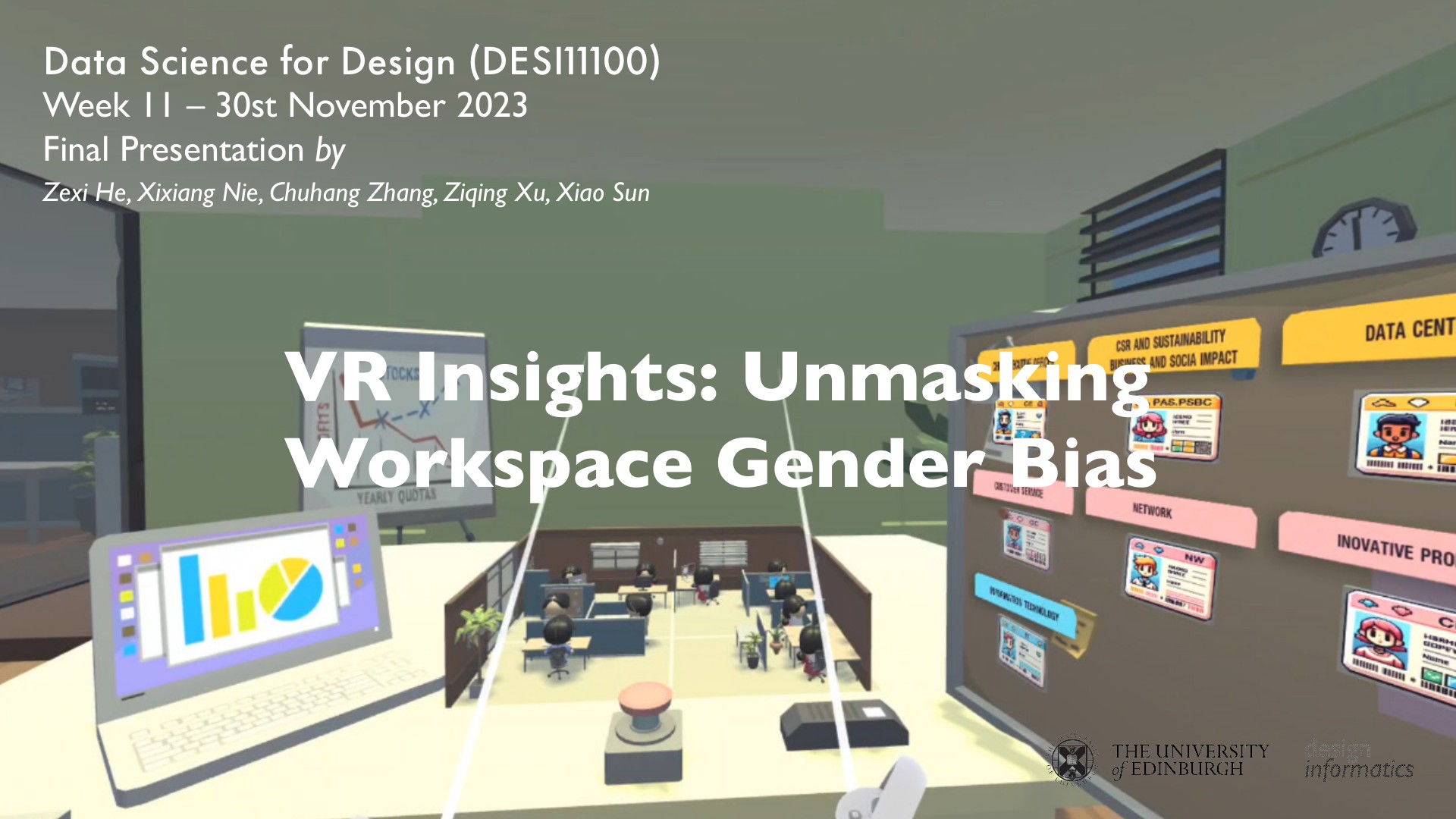 VR Insights: Unmasking Workspace Gender Bias documentation 1